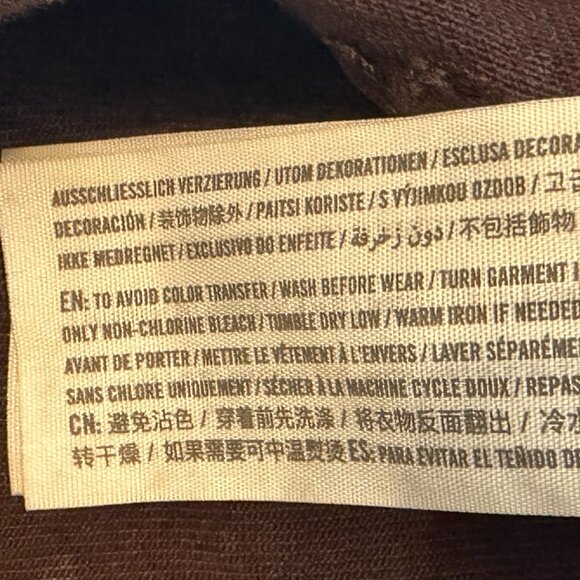 Abercrombie & Fitch 90s Straight Ultra High Rise jeans denim brown 27 - Picture 9 of 9